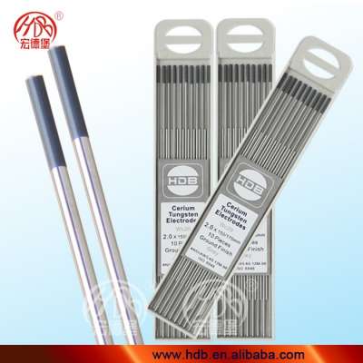 Electrodes tungsten wc20 bulk tungsten Grey color tip tungsten electrodes